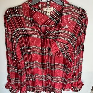 Style & Co Sparkle Sequins Top, M